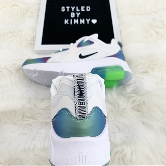 NIKE AIR MAX 200 Sneakers New Shoes Blue Neon - Picture 5 of 8